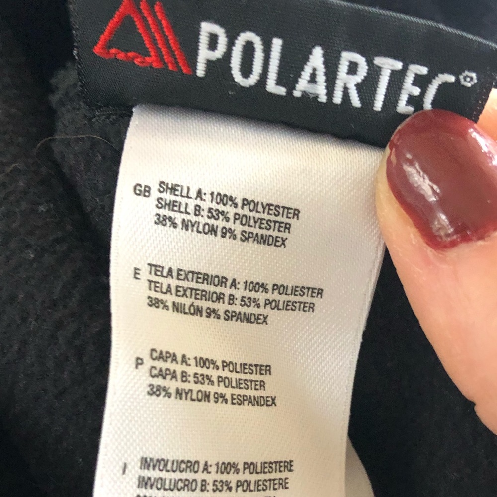 North Face Polartec fleece zip up - Picture 6 of 6